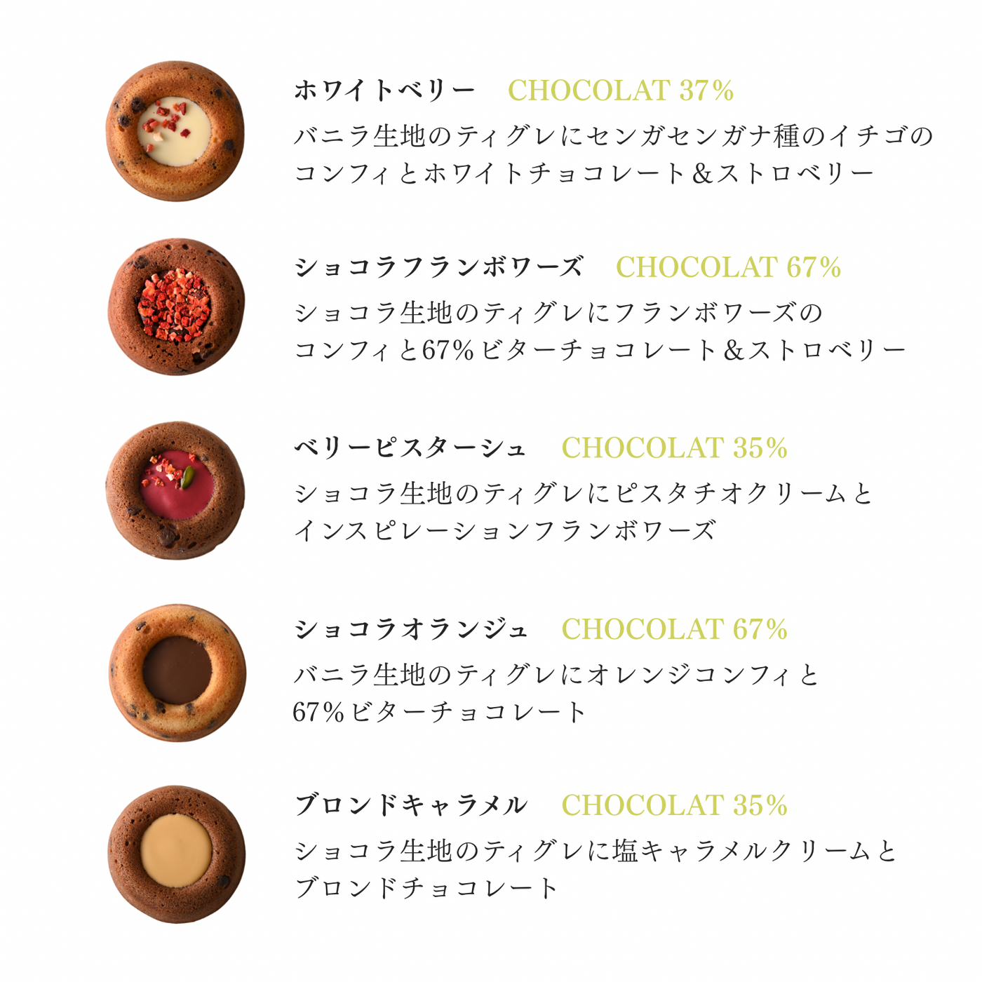 ティグレアソート5個セット