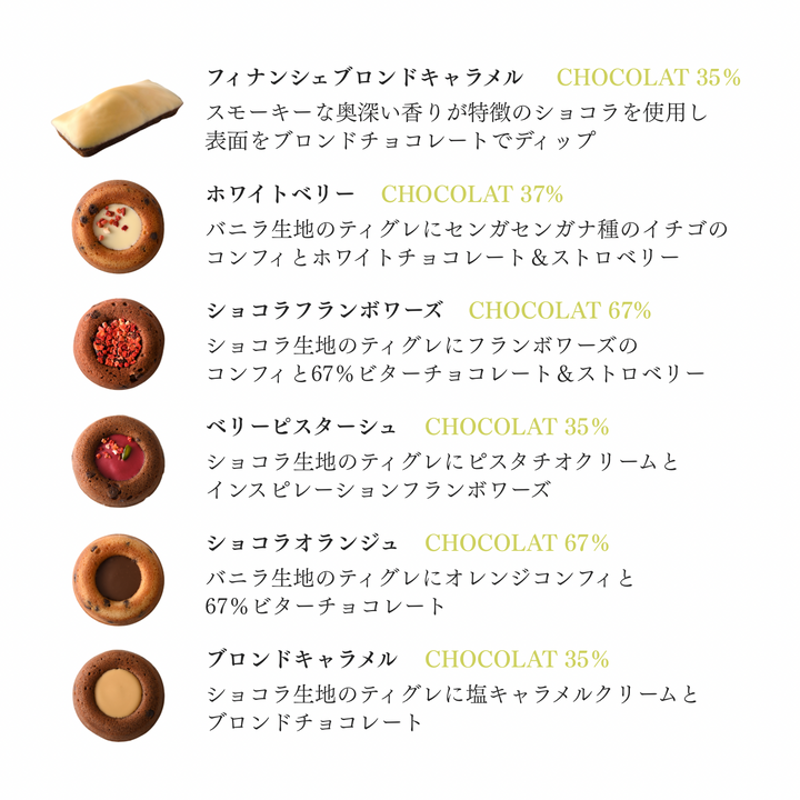 ティグレ・フィナンシェブロンドアソート10個セット – DEL'IMMO デリーモ