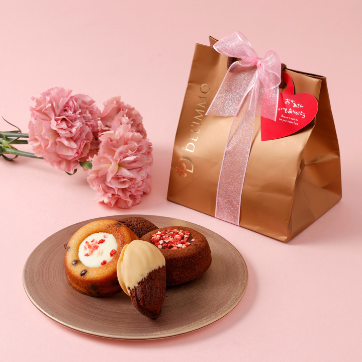 母の日 焼き菓子ギフト｜バッグ型4個セット｜人気ティグレ・マドレーヌ